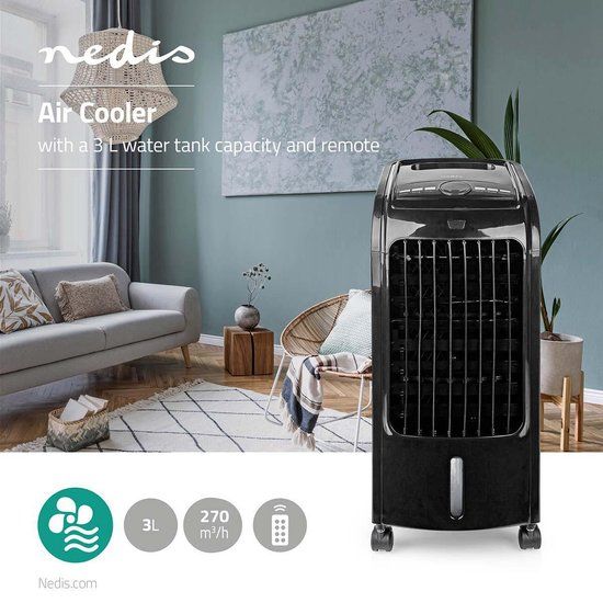 Air Cooler  3 L  270 m³/h  Timer  AB