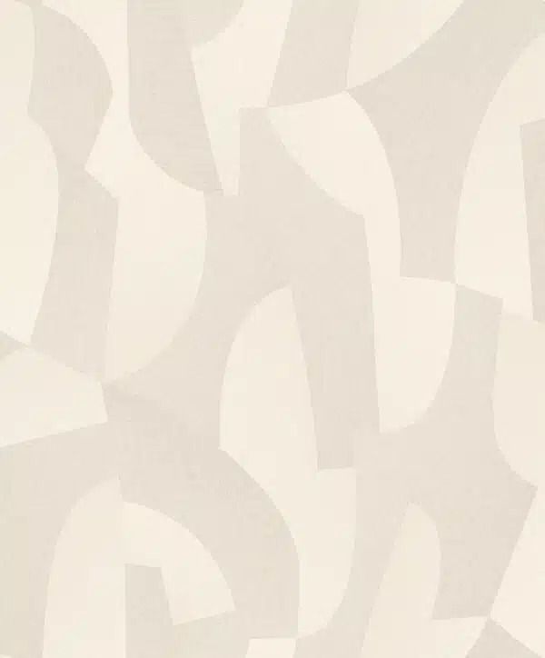 Vlies behang met abstracte vlakverdeling