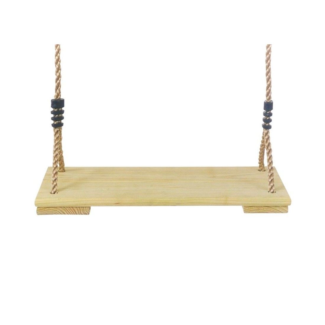 Schommelzitje hout (rvs geschroefd) incl touw 190 cm