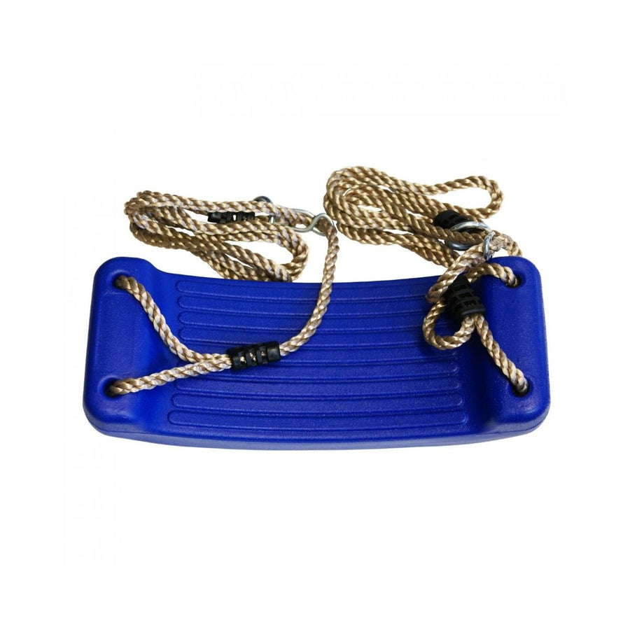 Schommelzitje kunststof blauw incl touw 190 cm
