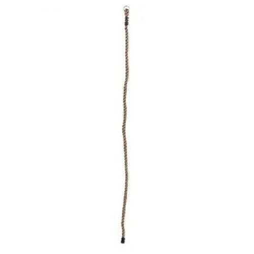 Klimtouw zonder knopen, PP touw bruin diameter 26mm