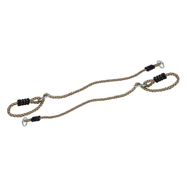 Touwenset, verstelbare PP-touw bruin diameter 10mm