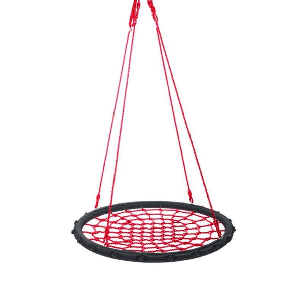 Nestschommel hoogte 180cm, ophangingstouwen 16mm, touwen schommel 7mm, draagcapaciteit 100kg