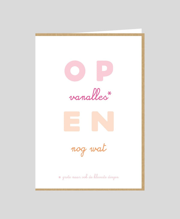 OP VANALLES EN NOG WAT