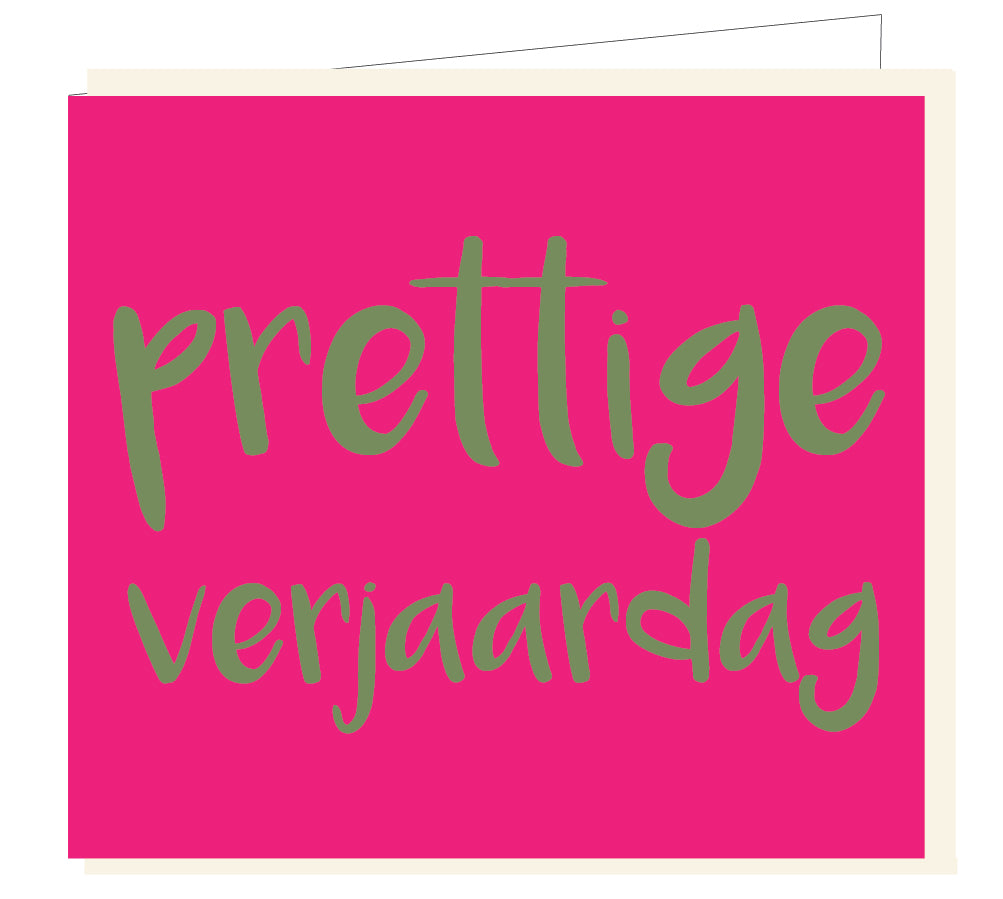 PRETTIGE VERJAARDAG