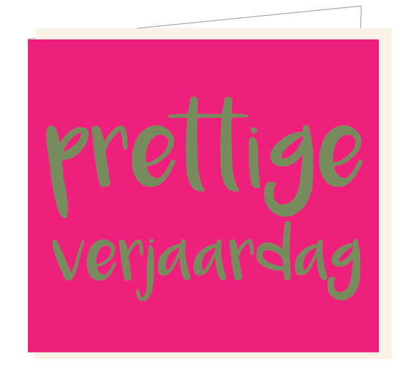 PRETTIGE VERJAARDAG