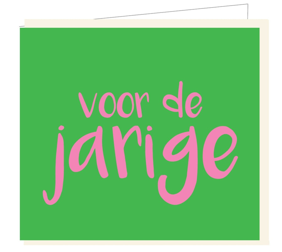 VOOR DE JARIGE