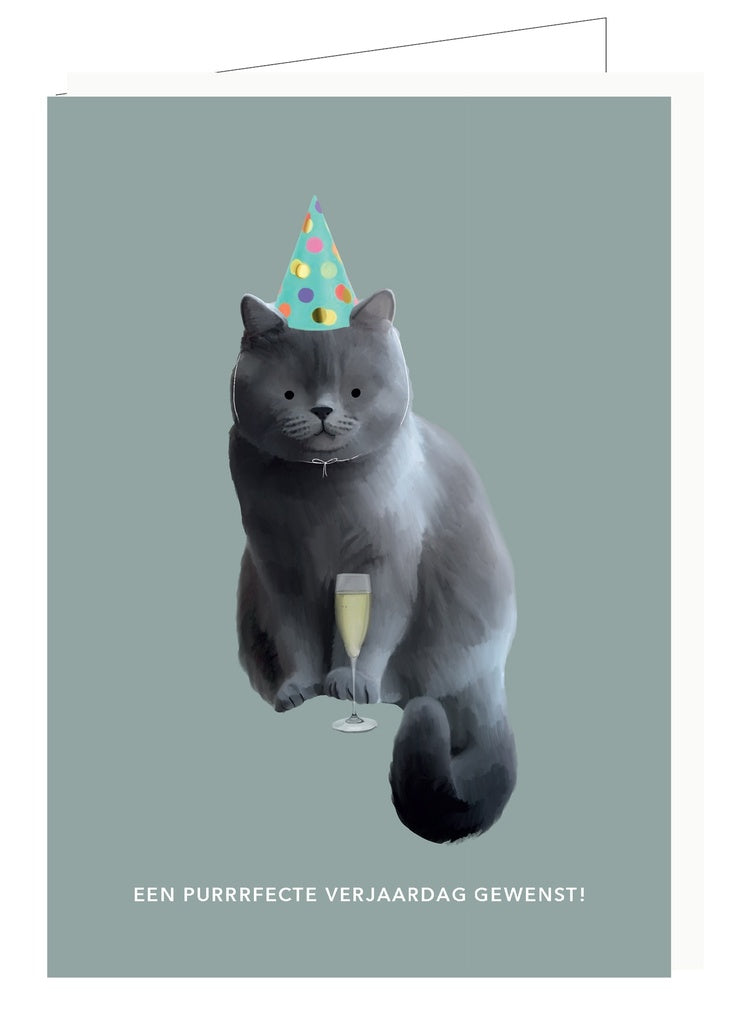 EEN PURRRFECTE VERJAARDAG GEWENST