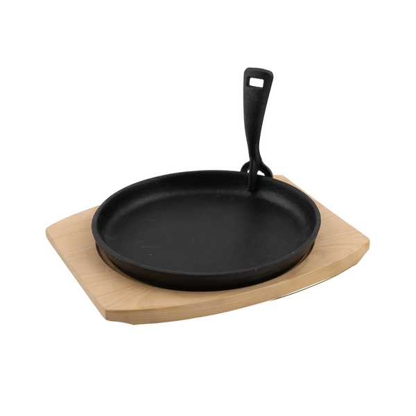 Grillpan met onderlegger