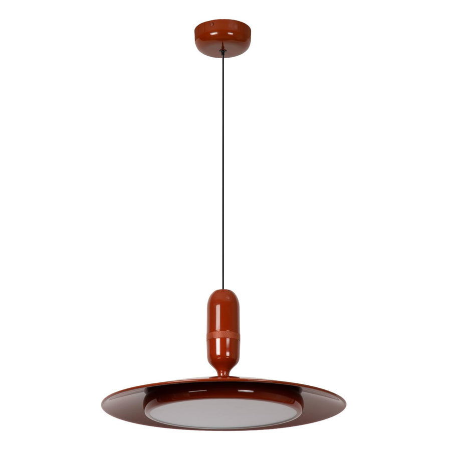 Lucide JOSEFINE dimbare LED-hanglamp Ø 47 cm, 25 W, 2200–3000 K, terracotta