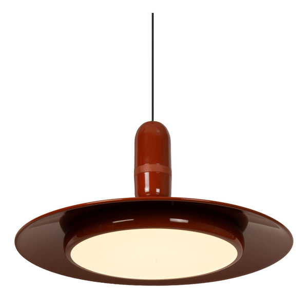 Lucide JOSEFINE dimbare LED-hanglamp Ø 47 cm, 25 W, 2200–3000 K, terracotta