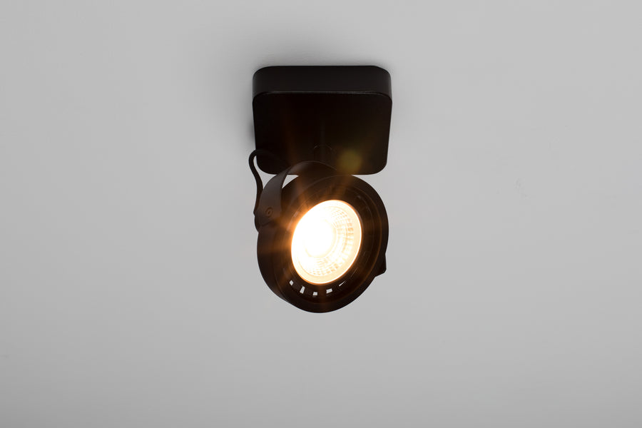 Spotlicht Dice-1 Dtw Zwart