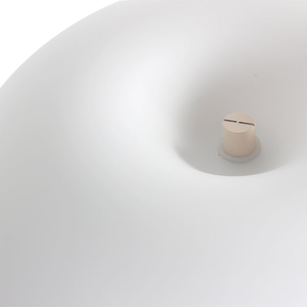 Crème tafellamp ancilla 5557cr met mat wit glazen kap