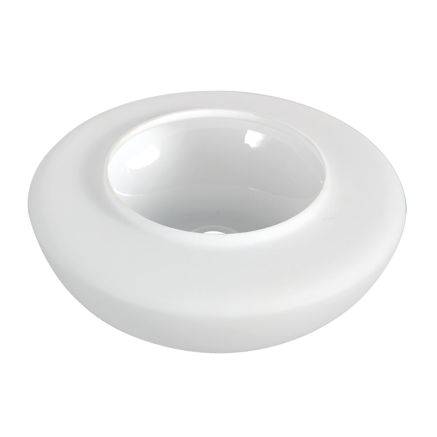 Crème tafellamp ancilla 5557cr met mat wit glazen kap