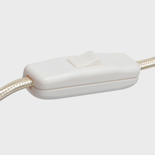 Crème tafellamp ancilla 5557cr met mat wit glazen kap