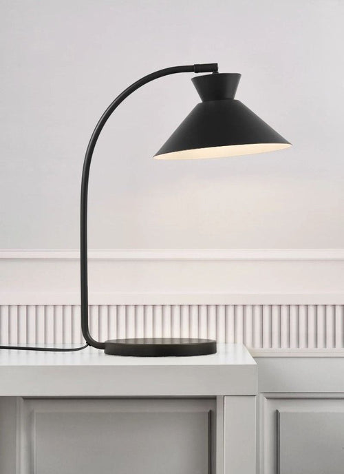 Dial | table lamp | black