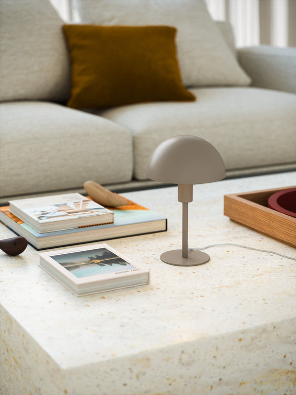 Ellen Mini Table lamp Light brown E14