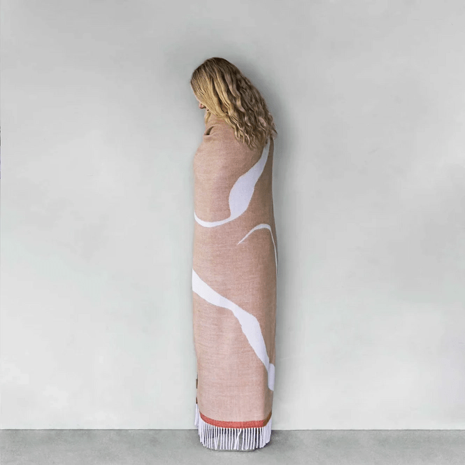 GALLERY throw 'W125 x L170 cm, Latte