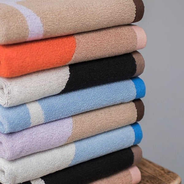 NOVA ARTE guest towel,Latte-orange