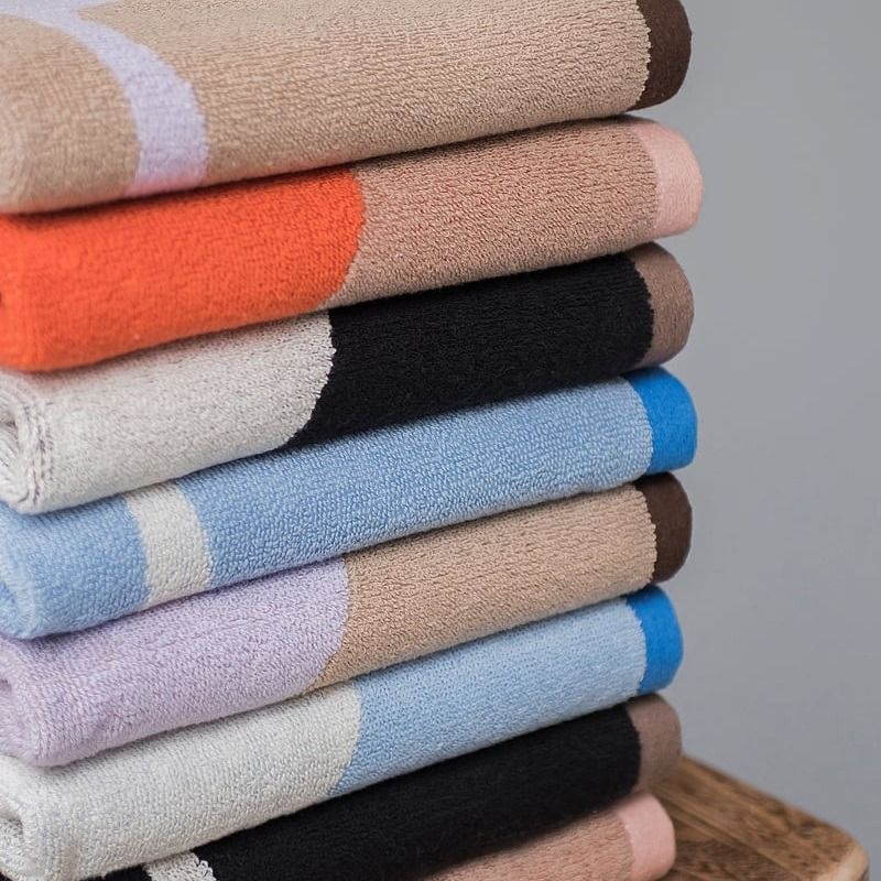 NOVA ARTE guest towel,Latte-orange