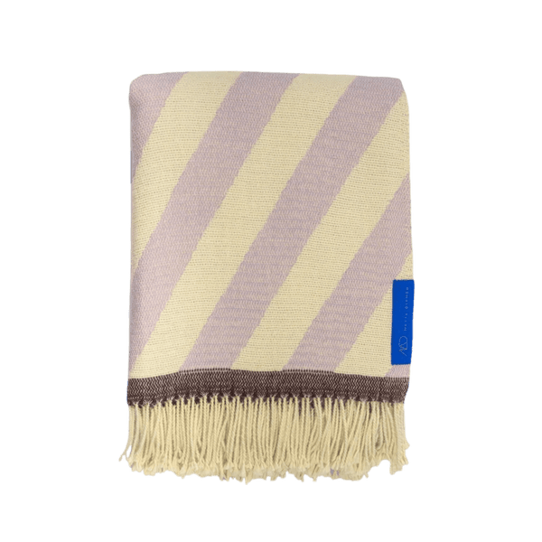 RETRO throw 125x170cm Lila