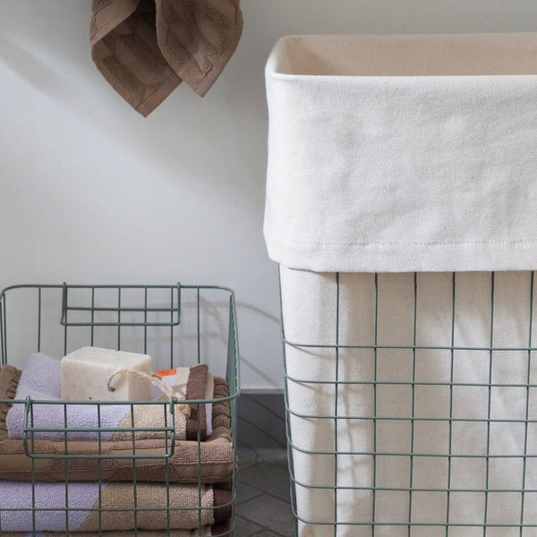 STORE-IT basket, large with canvas bag legergroen