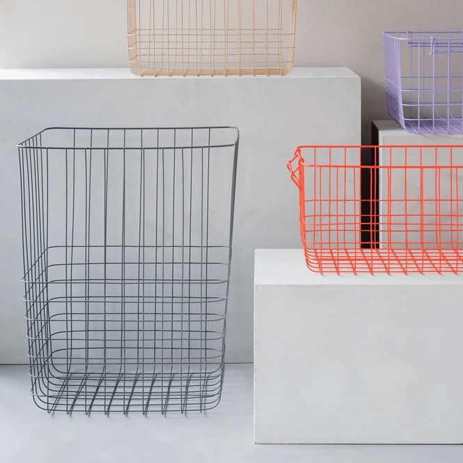 STORE-IT basket, large with canvas bag legergroen
