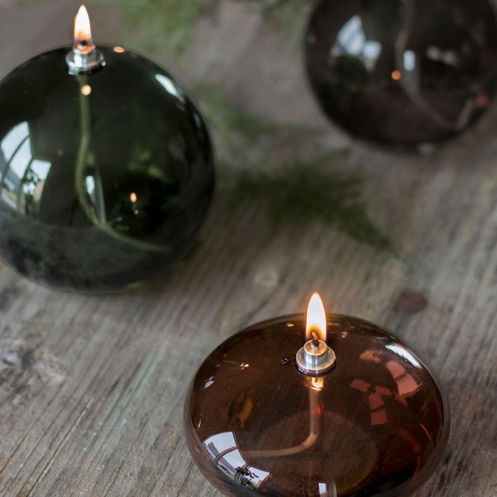 AURA oil lamp, small amber