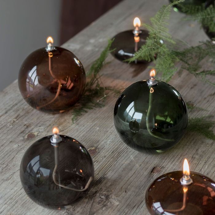 AURA oil lamp, large groen