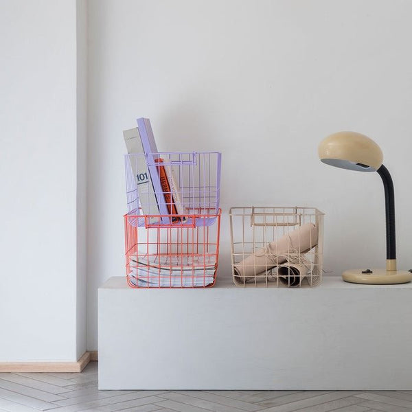 STORE-IT basket, medium oranje