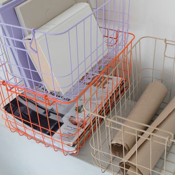 STORE-IT basket, medium oranje