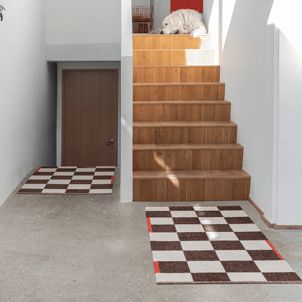 SQUARE all-round mat, small bruin