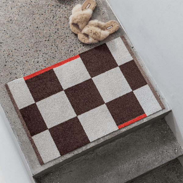 SQUARE all-round mat, small bruin