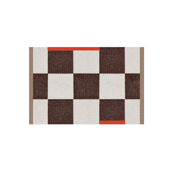 SQUARE all-round mat, small bruin