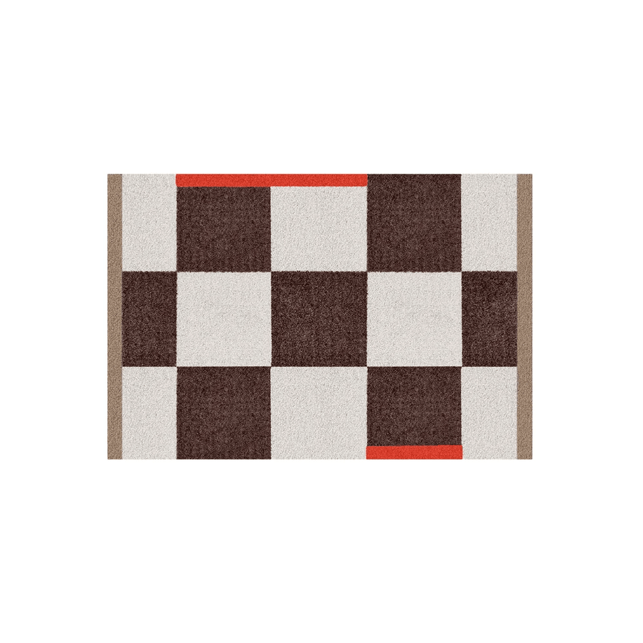 SQUARE all-round mat, small bruin