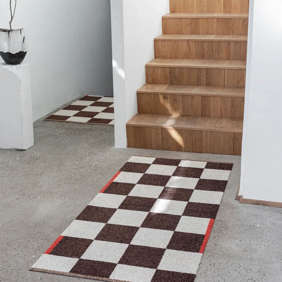 SQUARE all-round mat, large bruin