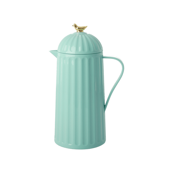 Thermo in Dark Mint with Gold Bird on Lid - 1 L
