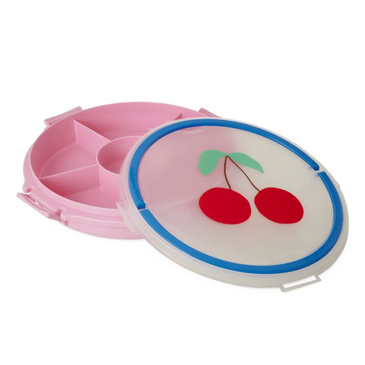 Serving Tray with Handle in Pink