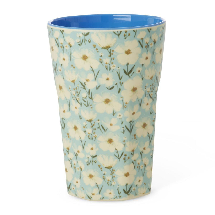 Melamine Cup with Summer Bloom Print - Tall - 400 ml