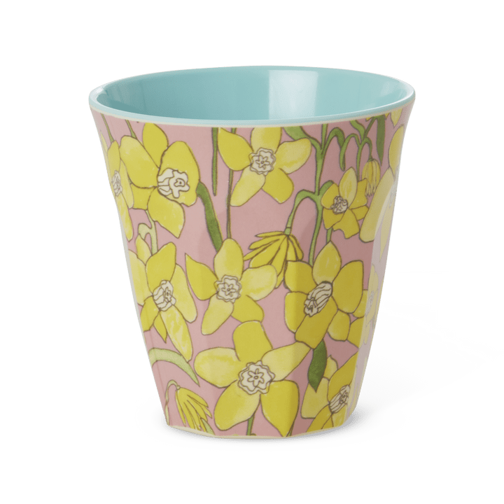 Melamine Cup with Daffodils Print - Medium - 250 ml