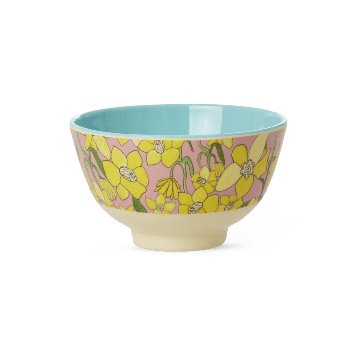 Melamine Bowl with Daffodils Print - Small - 300 ml