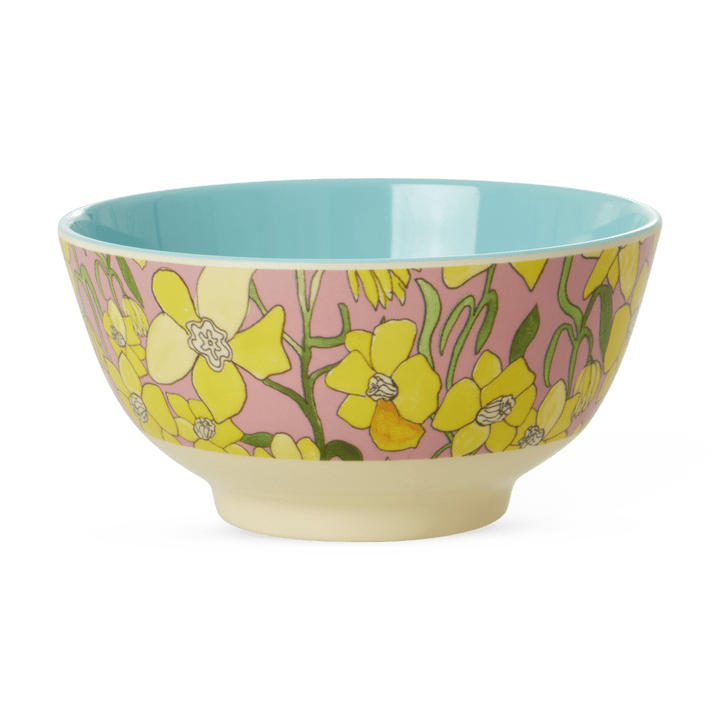 Melamine Bowl with Daffodils Print - Medium - 700 ml