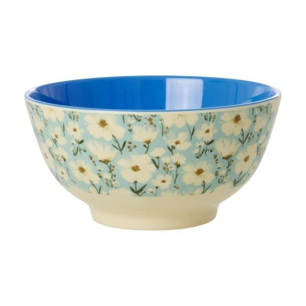 Melamine Bowl with Summer Bloom Print - Medium - 700 ml