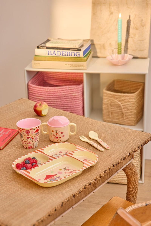 Melamine Cup with Fun Fair Print - Pink - Medium - 250 ml
