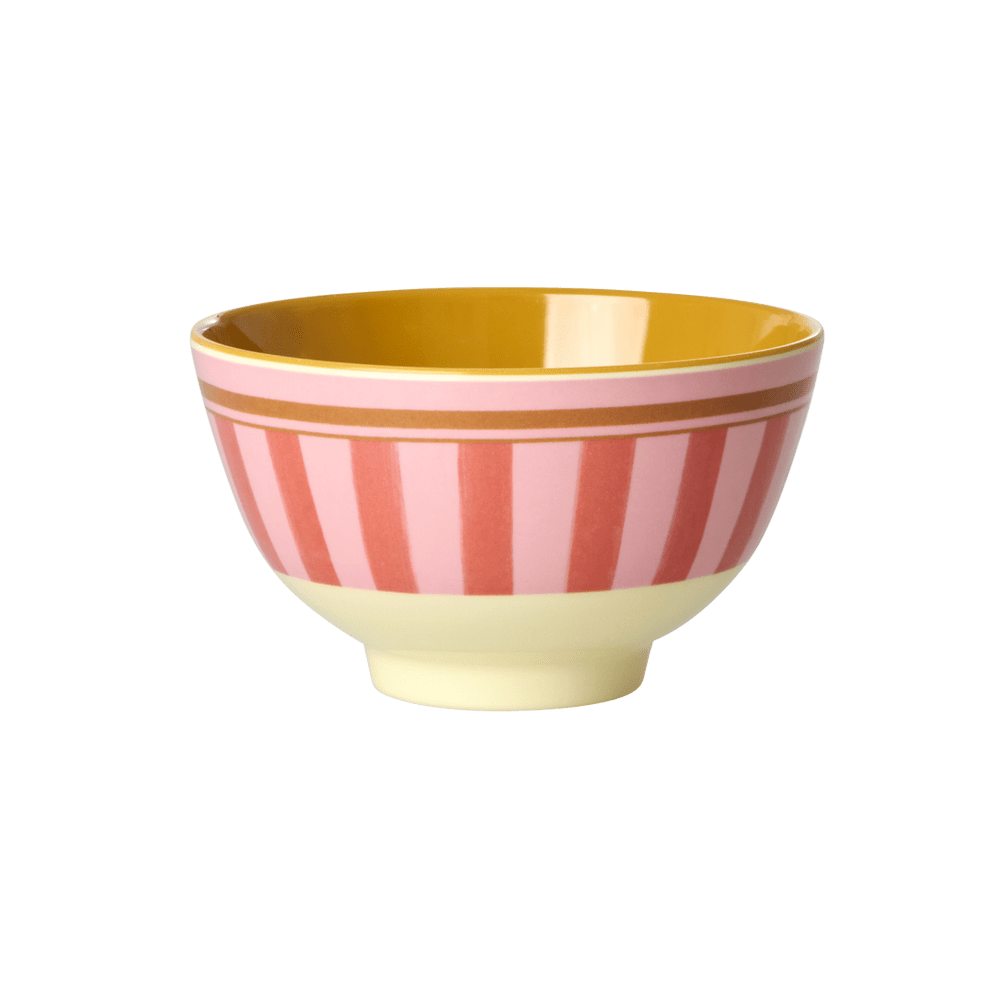 Melamine Bowl with Organic Stripes Print - Small - 300 ml