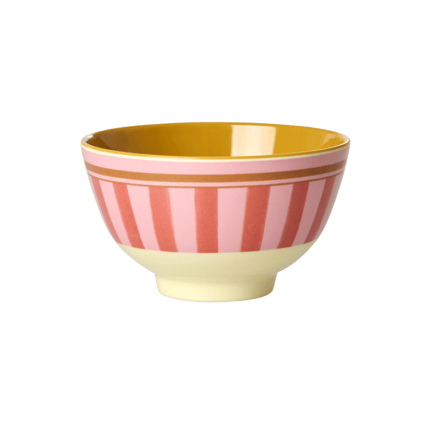Melamine Bowl with Organic Stripes Print - Small - 300 ml