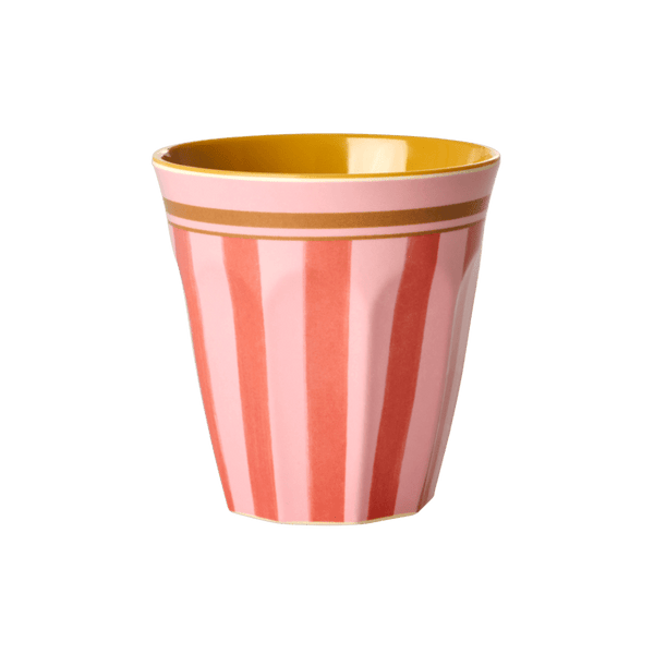 Melamine Cup with Organic Stripes Print - Medium - 250 ml