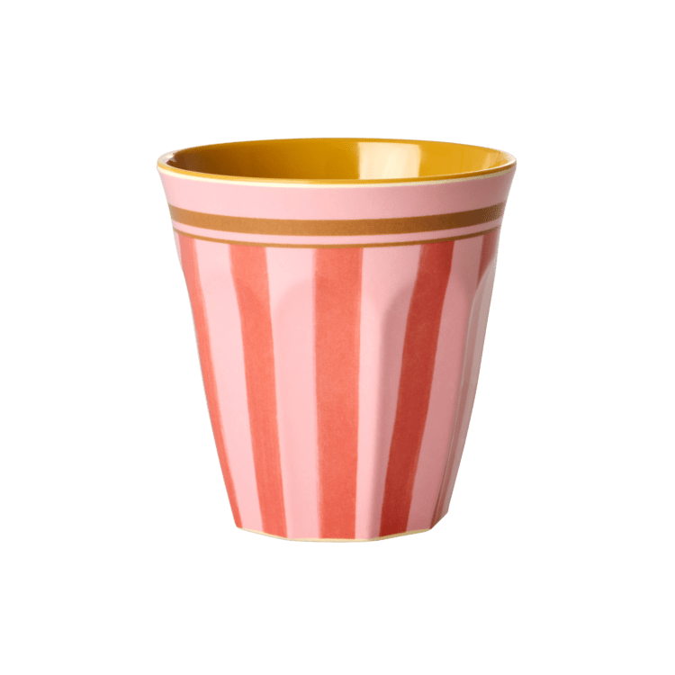 Melamine Cup with Organic Stripes Print - Medium - 250 ml