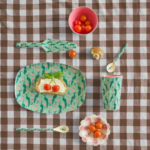 Melamine Cup with Peacock Power Print - Tall - 400 ml