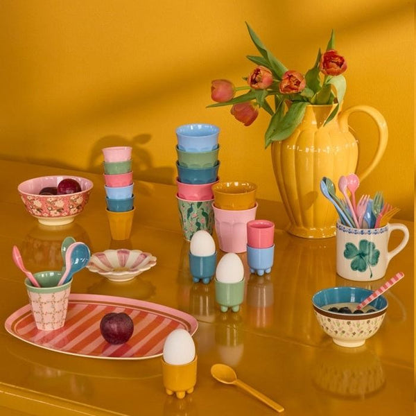 Melamine Bowl with Alison Flower Print - Medium - 700 ml